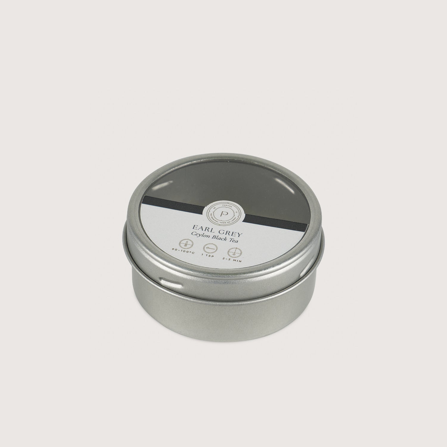 Puritea theedienblad - Blikje Earl Grey