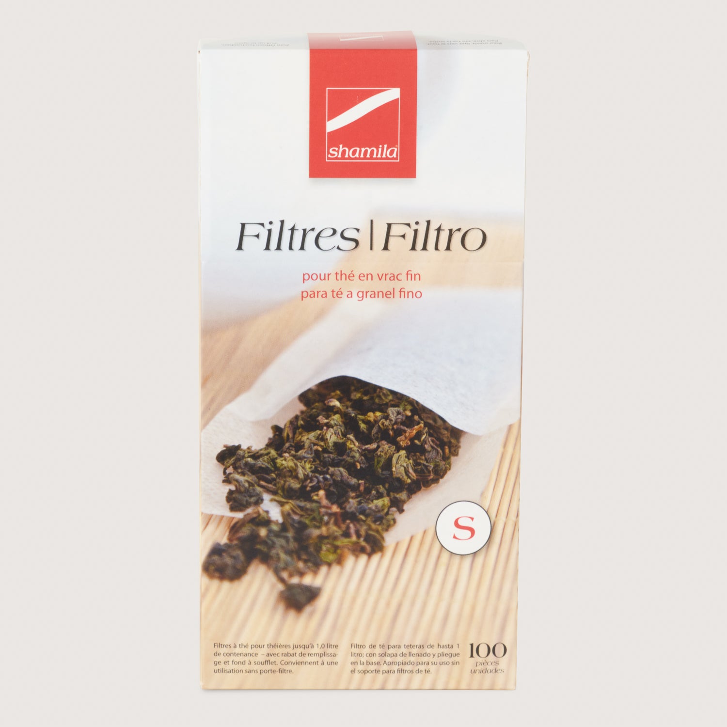 Puritea theefilters 100stuks - S