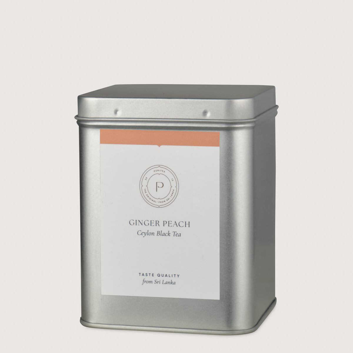 Puritea theestandaard - Blik Ginger Peach